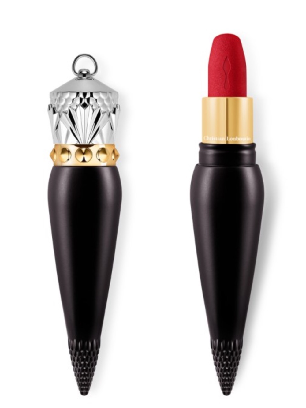 NWT Christian Lounoutin Velvet Matte Lipstick Red Dramadouce 005M
